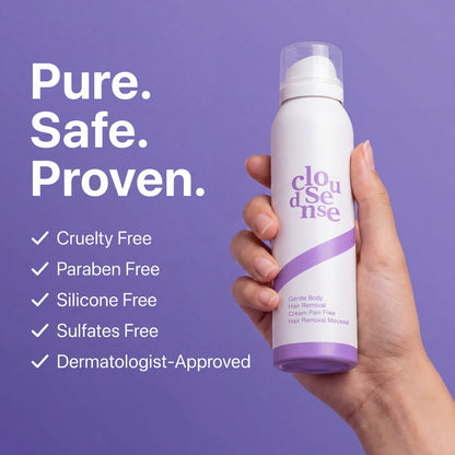 Wholly Bare™  Hair Removal Mousse (Gentle Body Hair Removal Cream)