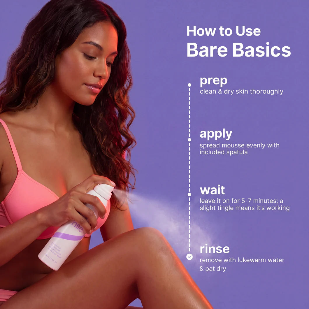 Wholly Bare™  Hair Removal Mousse (Gentle Body Hair Removal Cream)